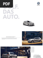 New Golf MK7 (2015) Brochure