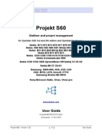Projekt S60: Outliner and Project Management