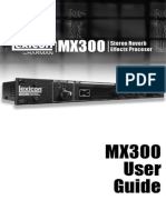 MX300 Manual 18-0473V-D Original