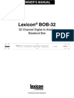 Lexicon BOB-32 Safety Instructions 051915 Original