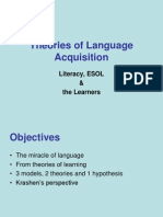 Theories of Language Acquisition 2a