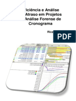 Eficiência e Análise de Atraso em Projetos e Análise Forense de Cronograma