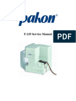 Pakon f235 Service Manual