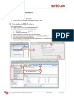 SQLDev database tables and relations