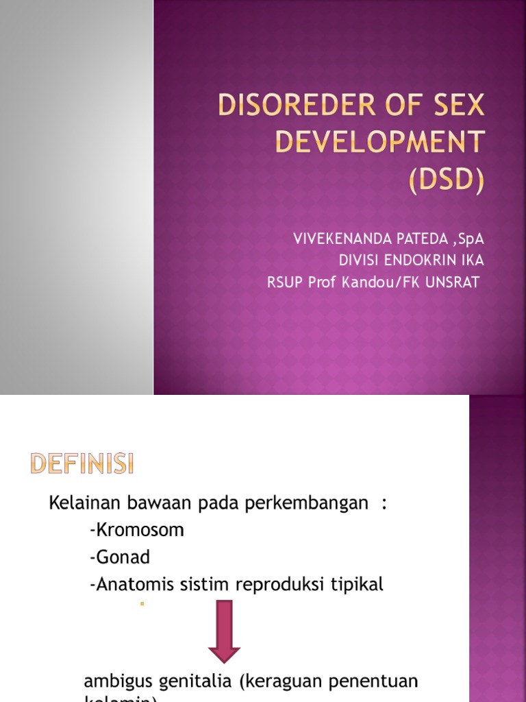 Disorders of Sexual Development Overview | PDF | Sex Organ | Androgen