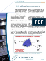 Prism Liquid Measurements: J.A. Woollam Co., Inc