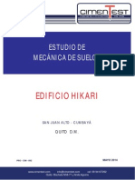 Estudio de Mecánica de Suelos Edificio Hikari - Quito
