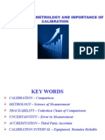 Concepts of Metrology and Importance of Calibration