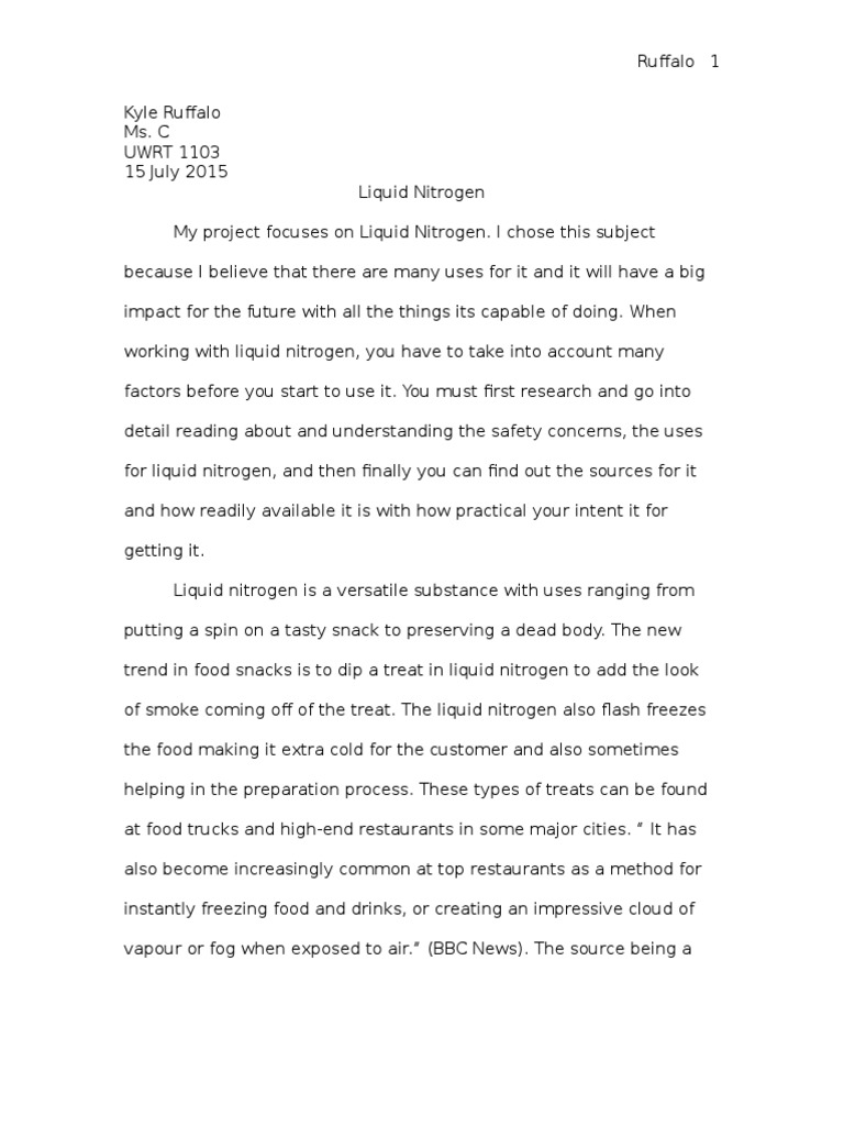 Cryogenics essay outline 07 image