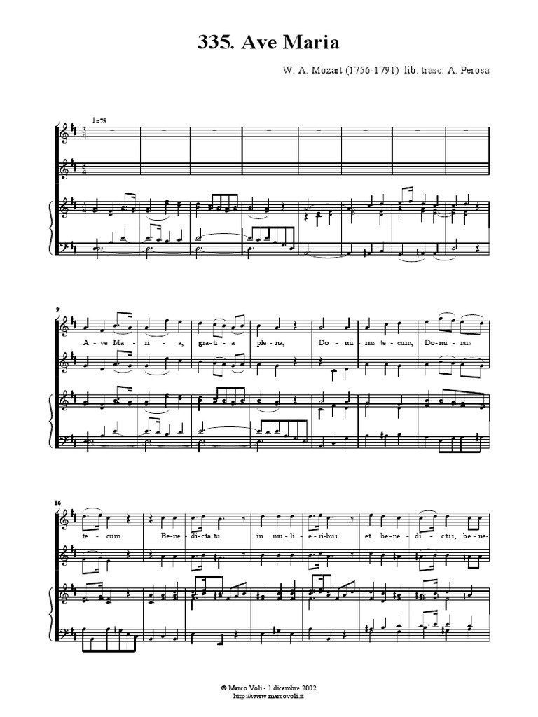 Ave Maria Mozart