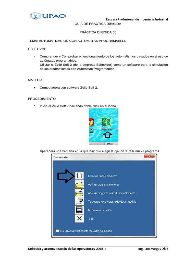 Uso de Zelio Soft 2 en Automatización | PDF | Ingenieria Eléctrica ...