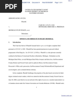 Jacko v. Michigan State Police, Et Al - Document No. 4