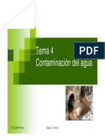 Tema4 Contaminacion del AGUA.