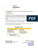 Proceso Matricula