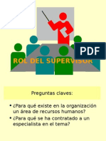 Rol Del Supervisor Siglo XXI