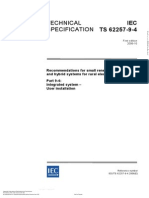 Technical Specification: IEC TS 62257-9-4