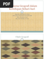 Fenomena Geografi Dalam Kehidupan Sehari-Hari