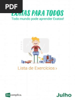 eBook Exatas Lista Exercicios Julho