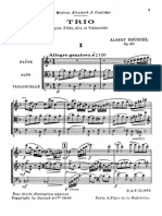 Roussel - Trio Pour Flûte, Alto Et Violoncelle