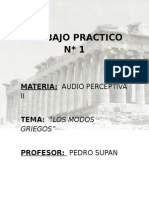 Audio Perceptiva Modos Griegos