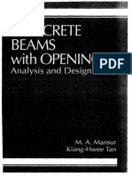 Mansur M. a., Concrete Beams With Openings Analysis and Design, 1999