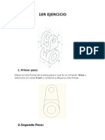 Ejercicio en Autocad