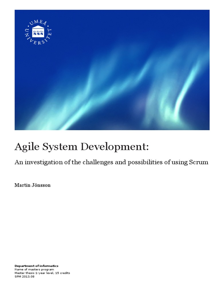 Challenges of Scrum in Agile Development | PDF | Software Development ...
