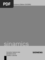 SINAMICS S150 Operating Instructions 0306 Eng