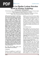 Hazardous Gas Pipeline Leakage Detection Based On Wireless Technology