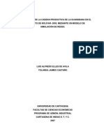 164 - TTG - Caracterización de La Cadena Productiva de La Guanábana en El Departamento de Bolívar - 2005, Mediante Un Modelo de Simulación de Redes