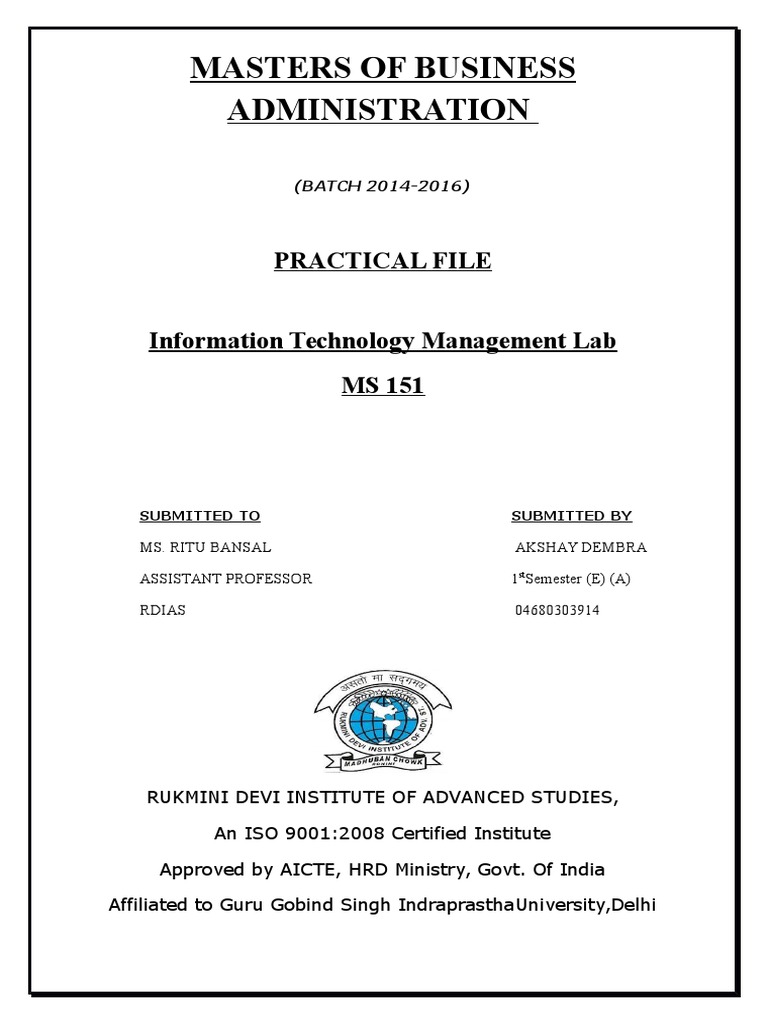 IT Management Lab Guide | PDF | Computers