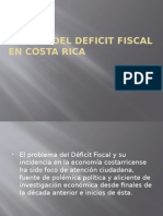 Causas Del Deficit Fiscal