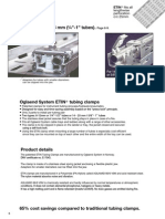 Oglaend ETIN tubing clamps for easy assembly of instrument tubing