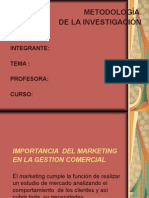 Importacia Del Marketing en La Gestion Comercila