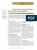 Best B Blocker For Systolic HF