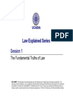 Law 01 the Fundamentals