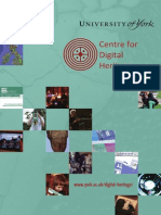 Centre for Digital Heritage, University of York - Brochure