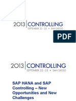 SAP HANA Controlling