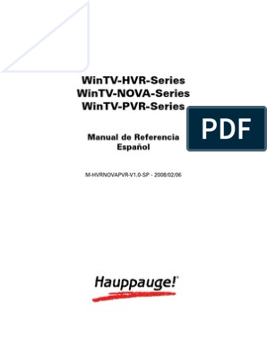 Hauppauge WinTV Nova TD HD, con doble sintonizador