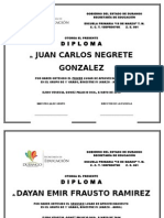 Formato Diploma