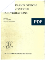 Analysis and Design of Foundations For Vibrations