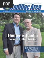 July/August 2015 Cadillac Area Business Magazine