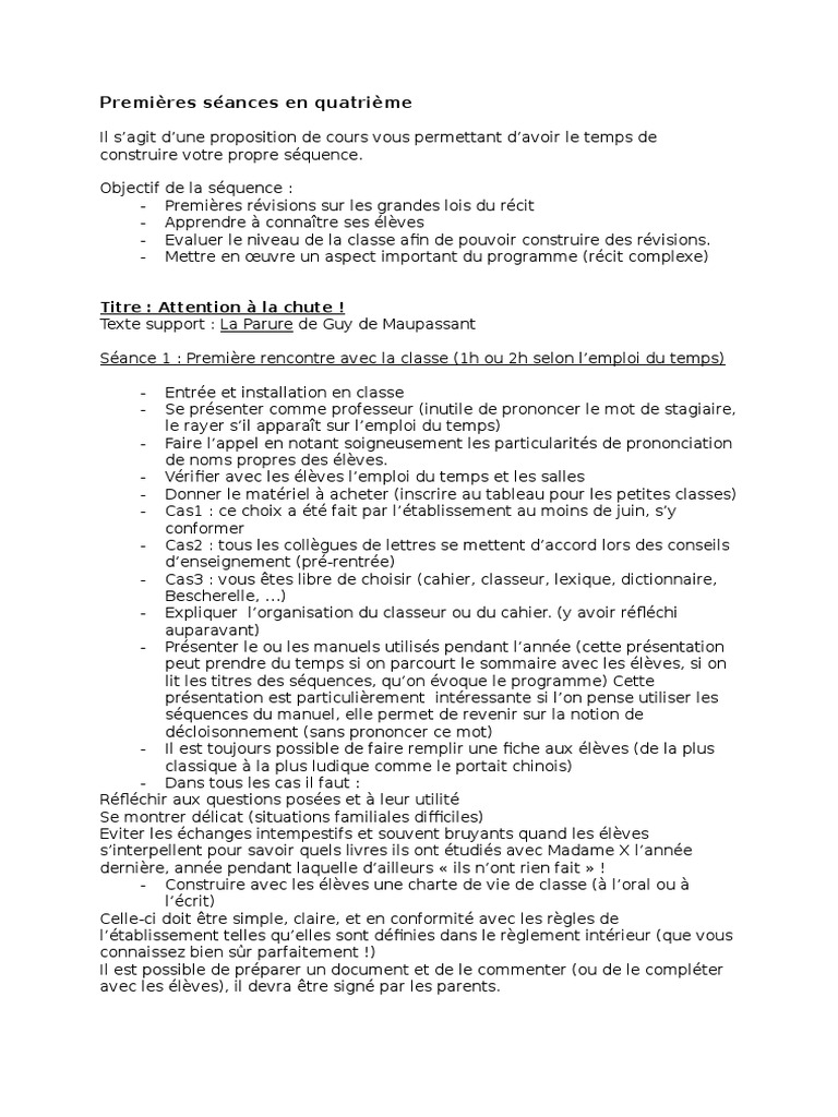 Imaginer Une Autre Fin De La Parure