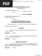 Spark Network Services, Inc. v. Match.Com, LP et al - Document No. 41