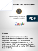 Implementación de Google Apps Para Educación