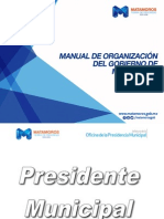 Manual de Organización Del Gobierno Municipal de Matamoros
