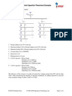 Optimal Capacitor Placement Example