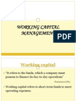 Working Capital Management