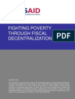 Fighting Poverty Fiscal Decentralization USAID