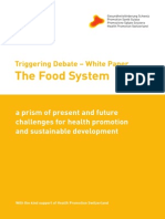 Triggering Debate – The Food System White Paper 